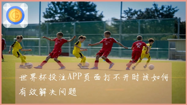 世界杯投注APP页面打不开时该如何有效解决问题